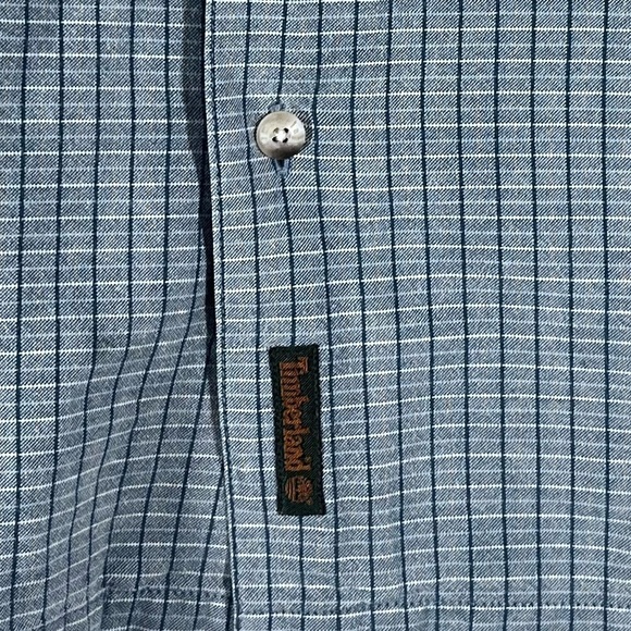 TIMBERLAND Men's Short Sleeve Button  Up Shirt Color Block Hawaiian Print Size L - Picture 3 of 10